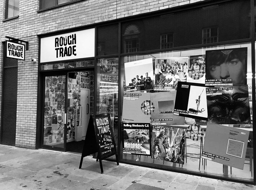 Rough Trade Records vinyl store in Bristol
